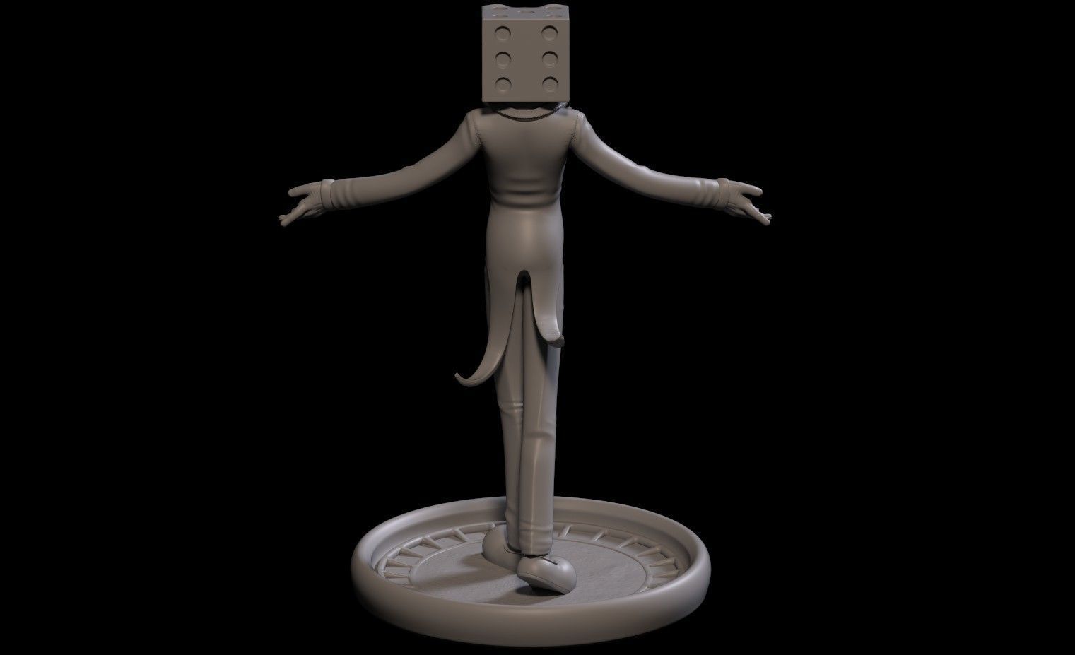 Fanart Kingdice - Statue 3D print model_5