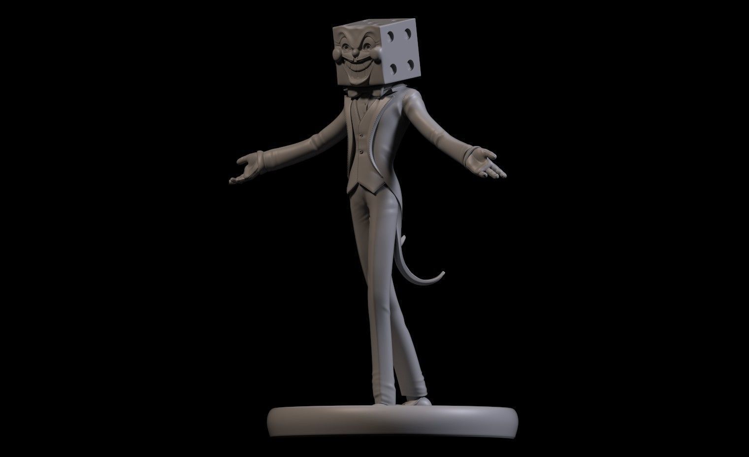 Fanart Kingdice - Statue 3D print model_4