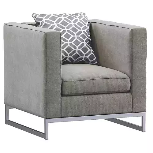 Armchair Batalha 3D model 4