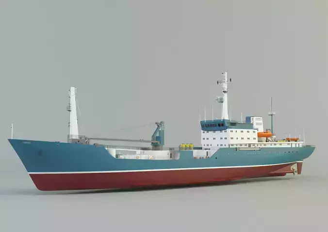  cargo ship marine model