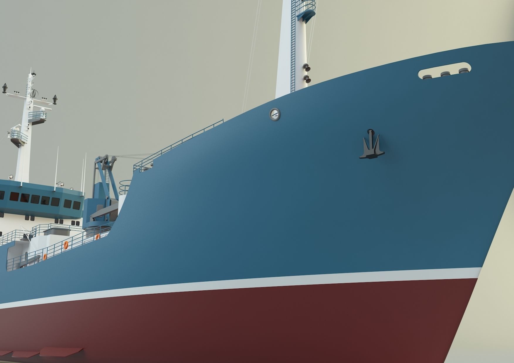  cargo ship marine model 3D model_31