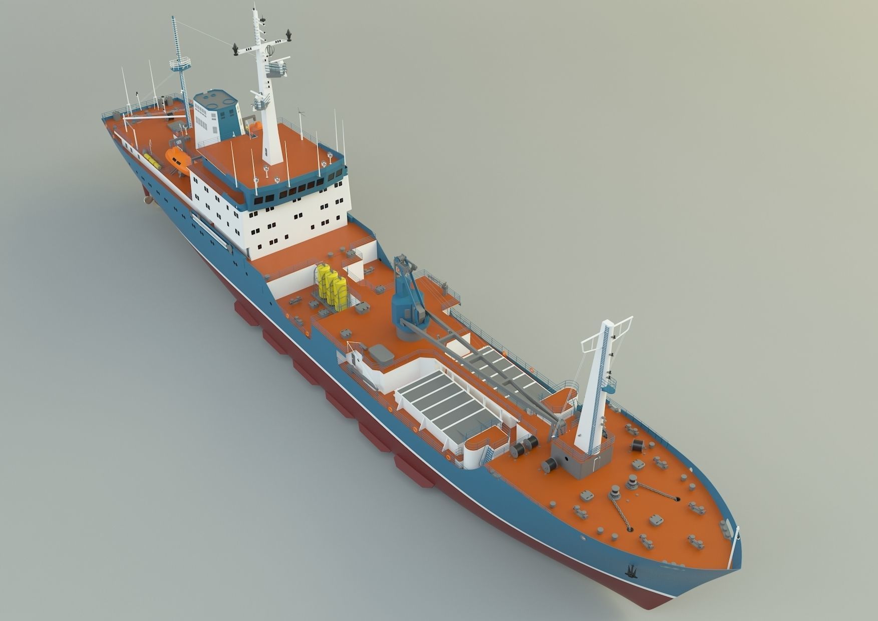  cargo ship marine model 3D model_22