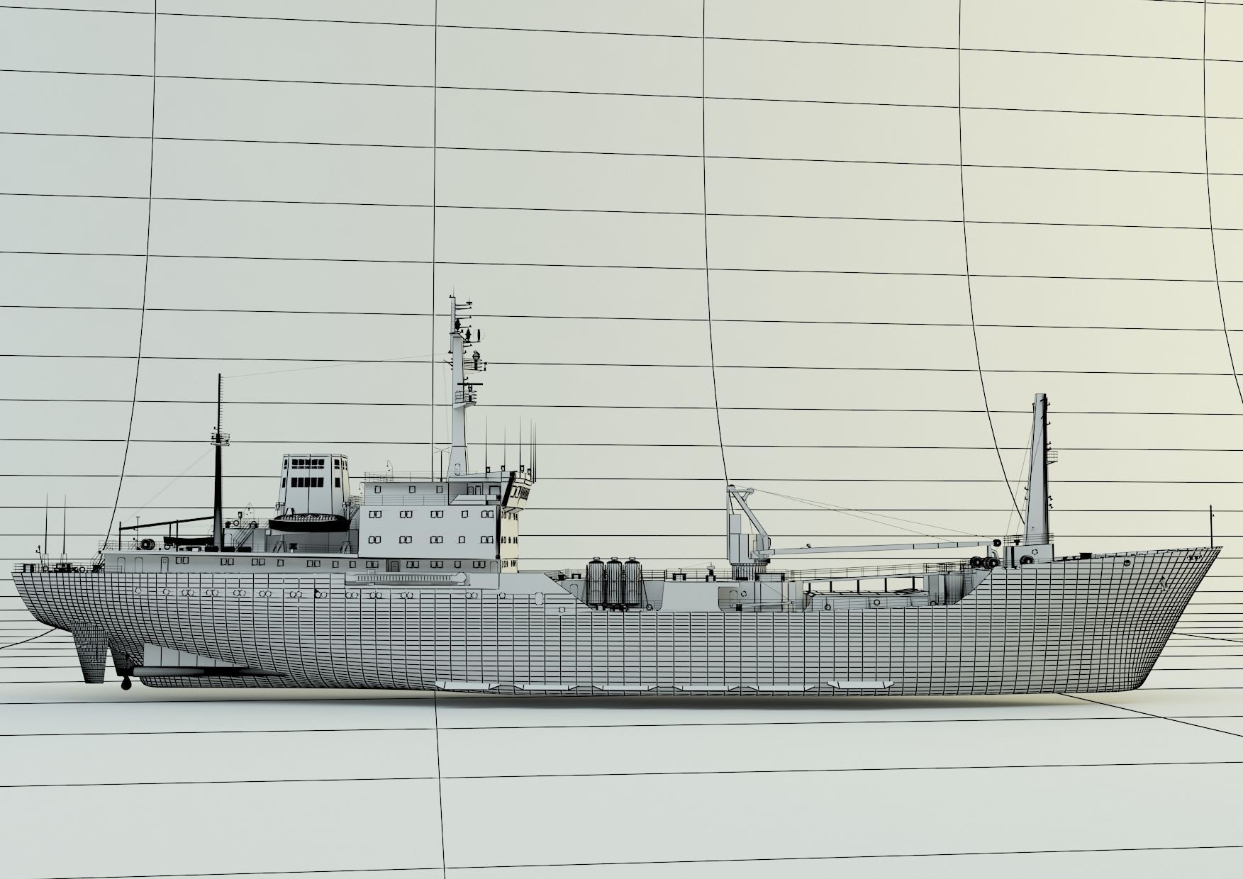  cargo ship marine model 3D model_26