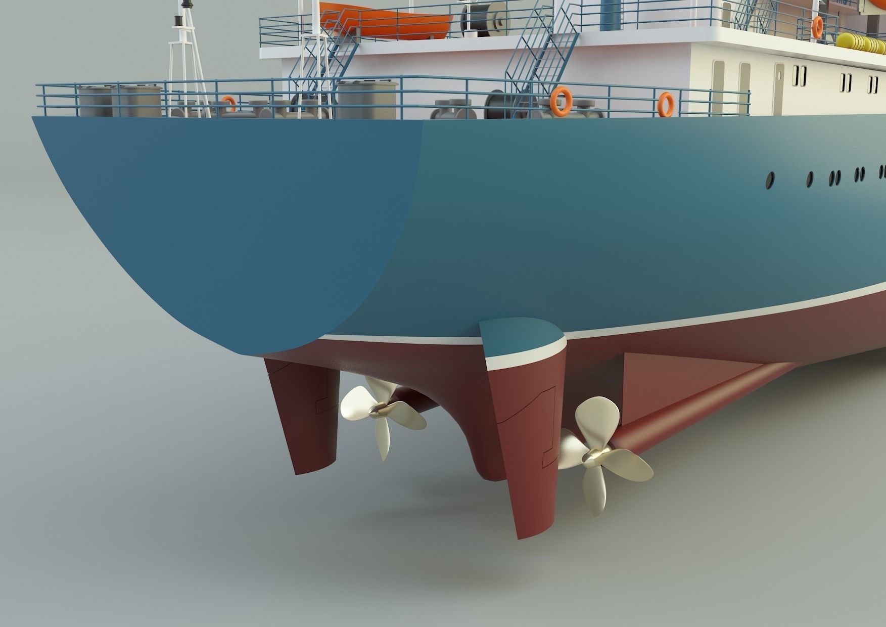  cargo ship marine model 3D model_19