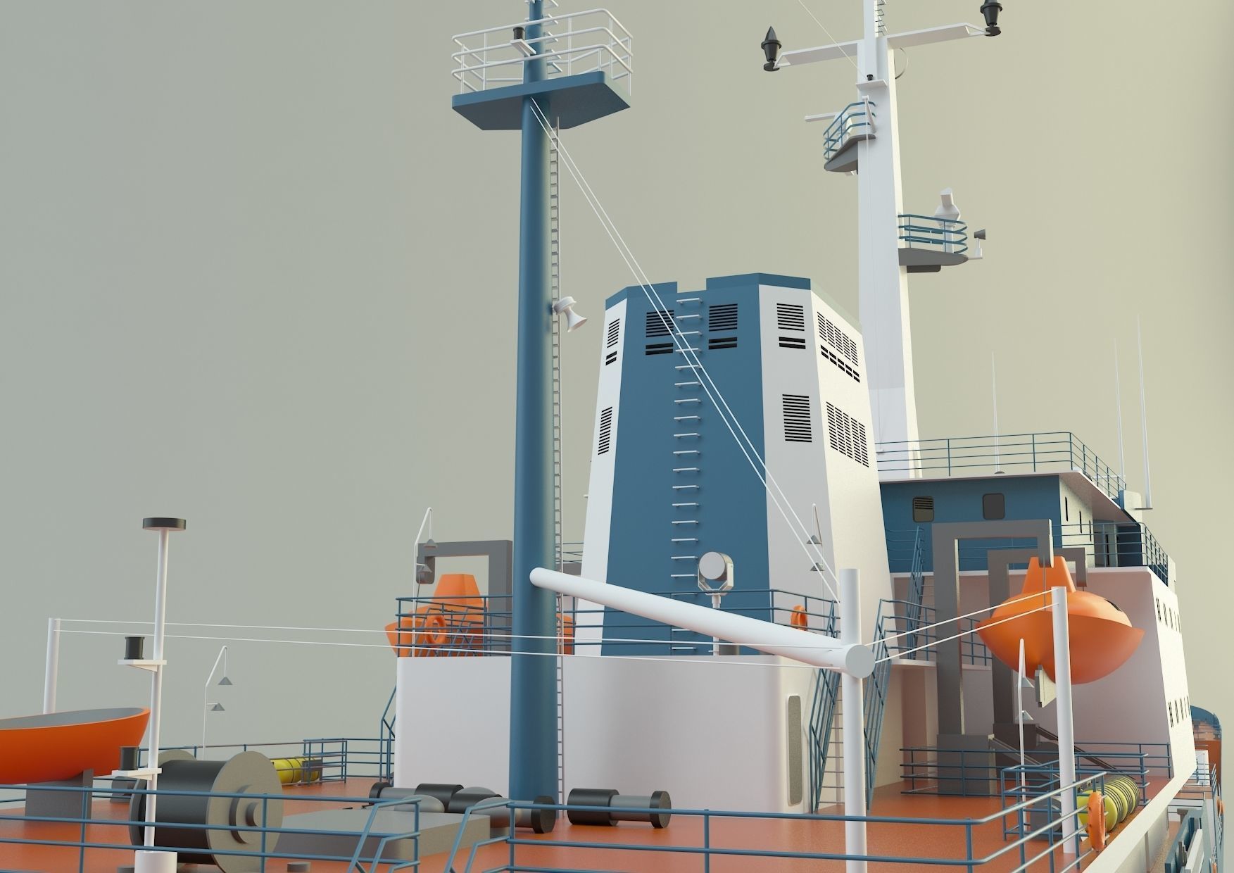  cargo ship marine model 3D model_24