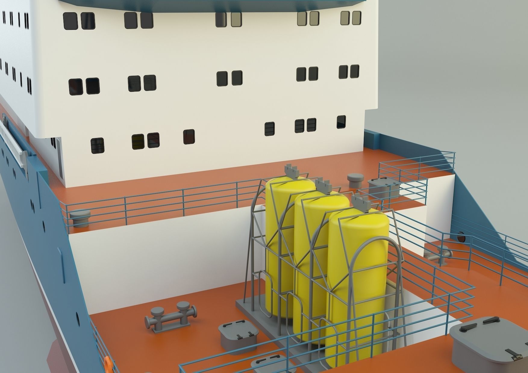  cargo ship marine model 3D model_12