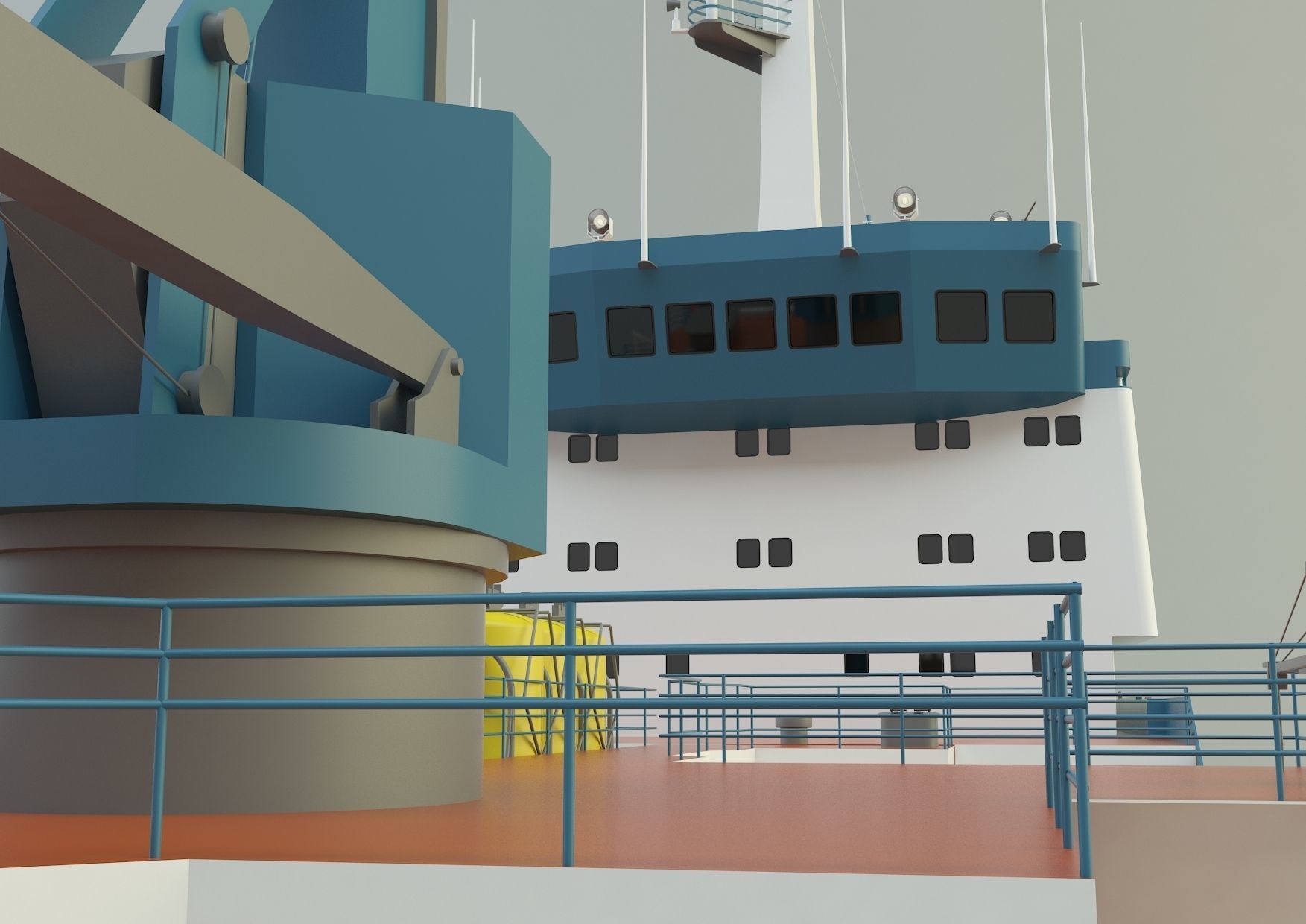  cargo ship marine model 3D model_13