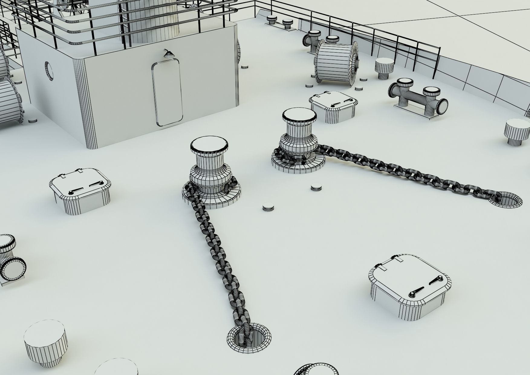  cargo ship marine model 3D model_27