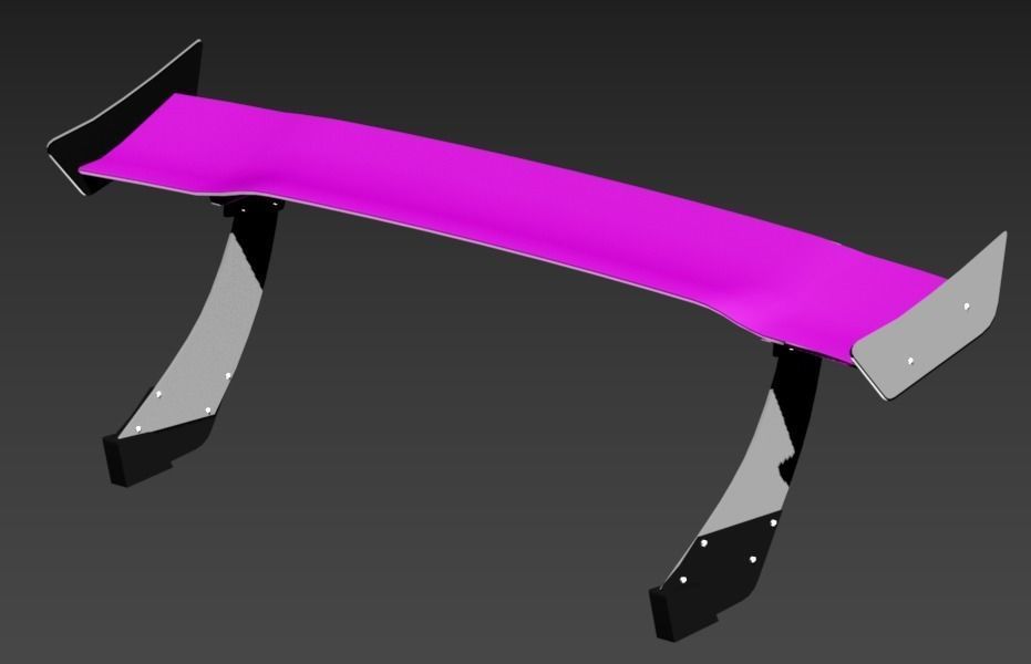 Big Country Labs Wing Low-poly 3D model_1