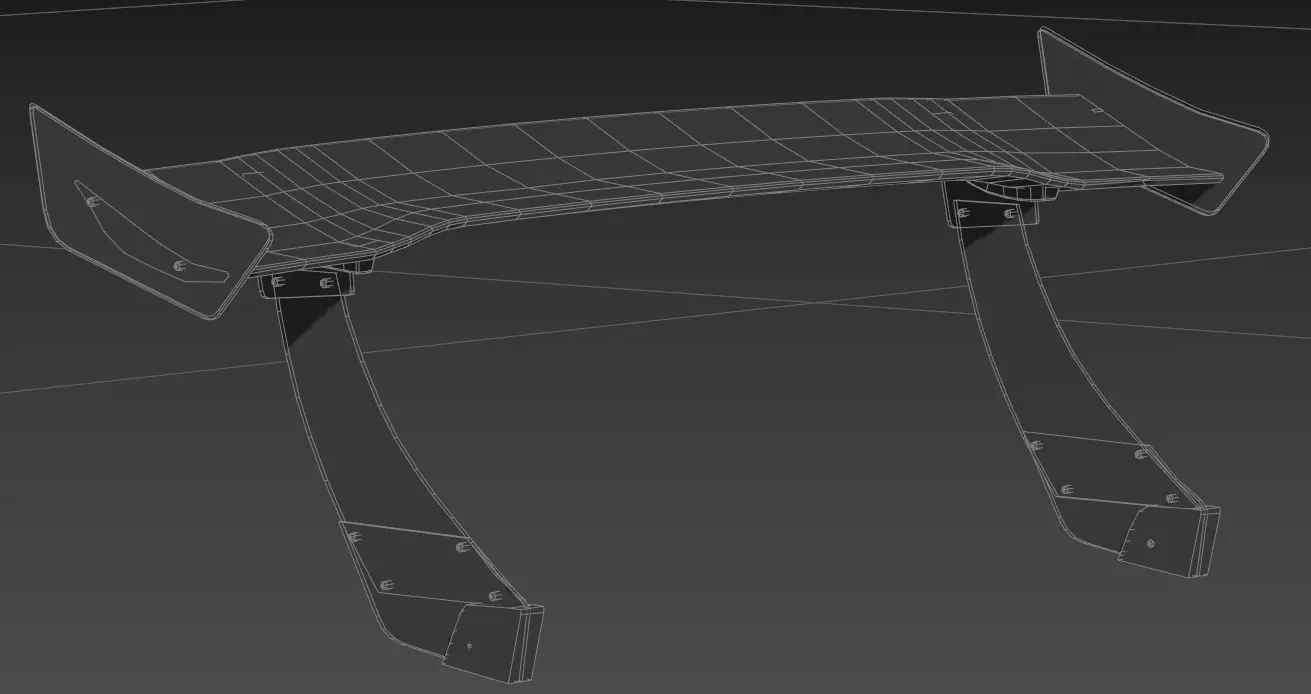 Big Country Labs Wing Low-poly 3D model_0