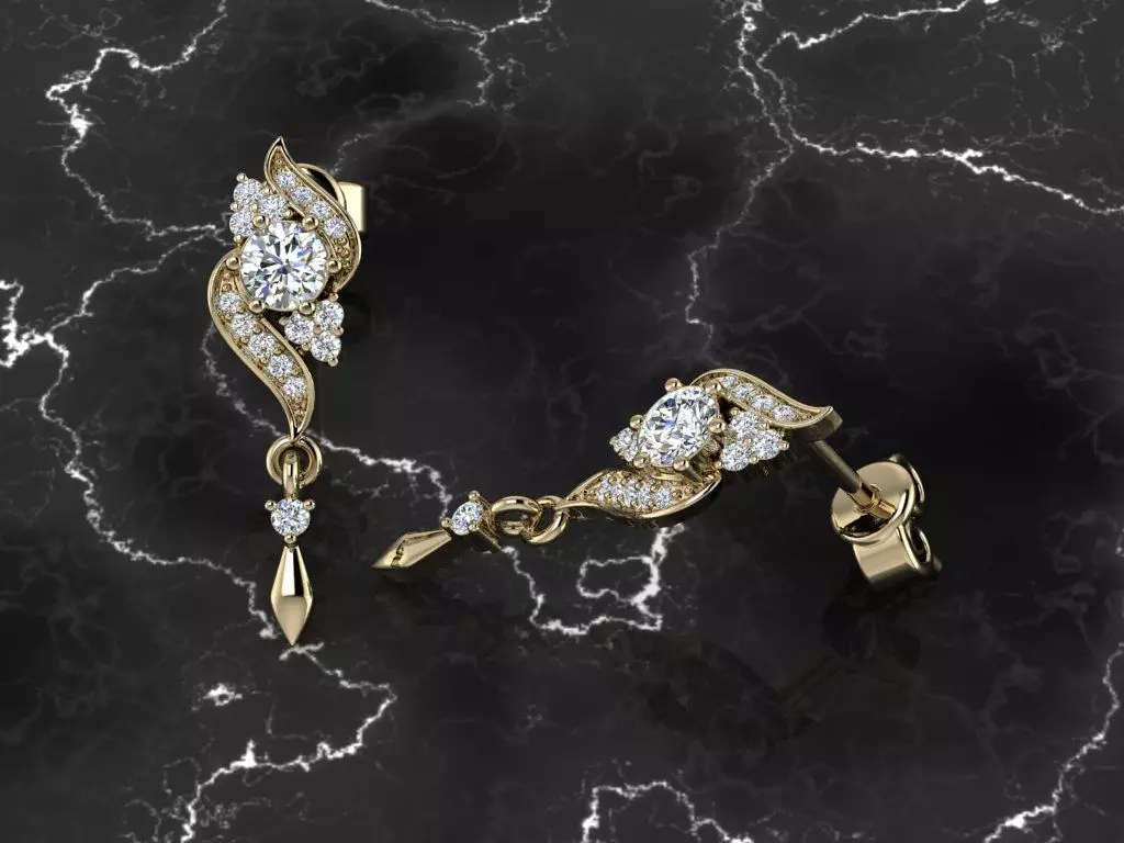 Jewelry Earring 3D print model