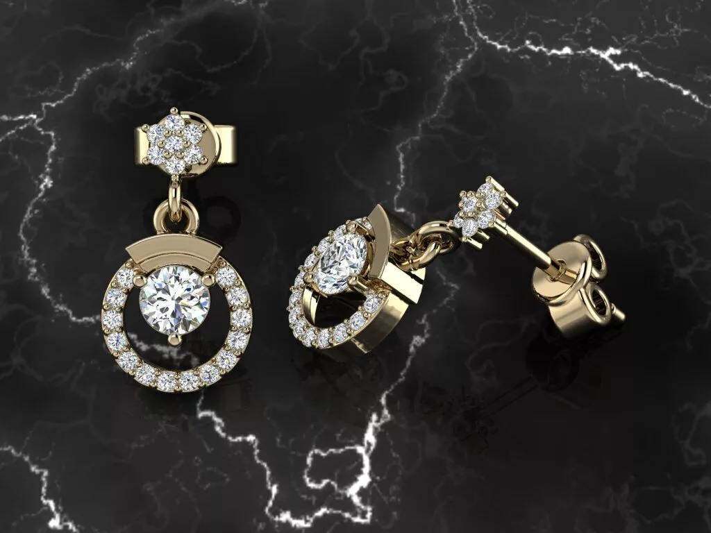 Jewelry Earring 3D print model