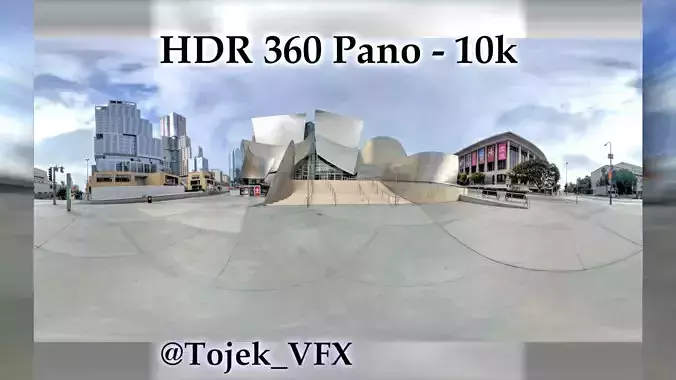 HDR 360 Panorama - DTLA - 29 Walt Disney Concert Hall