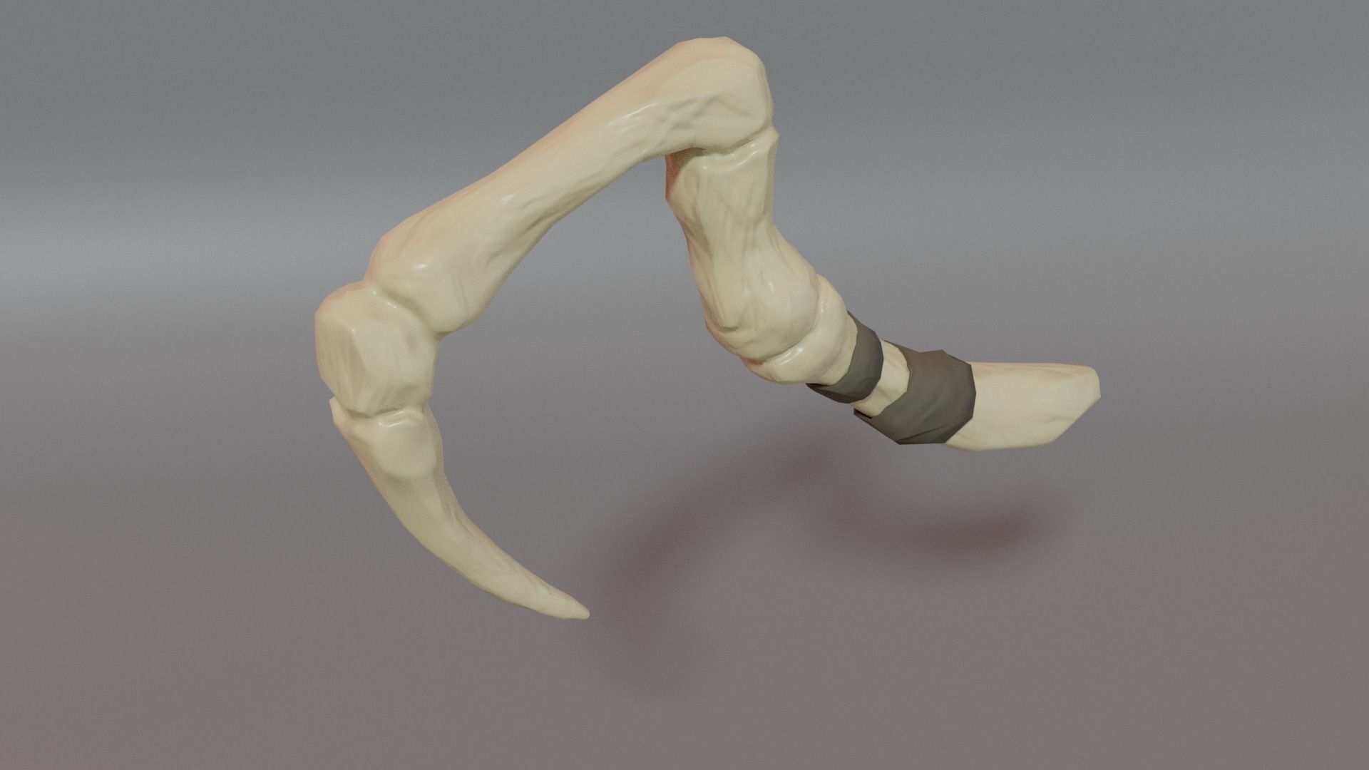 Pudge hook 3D game ready model PBR Low-poly 3D model