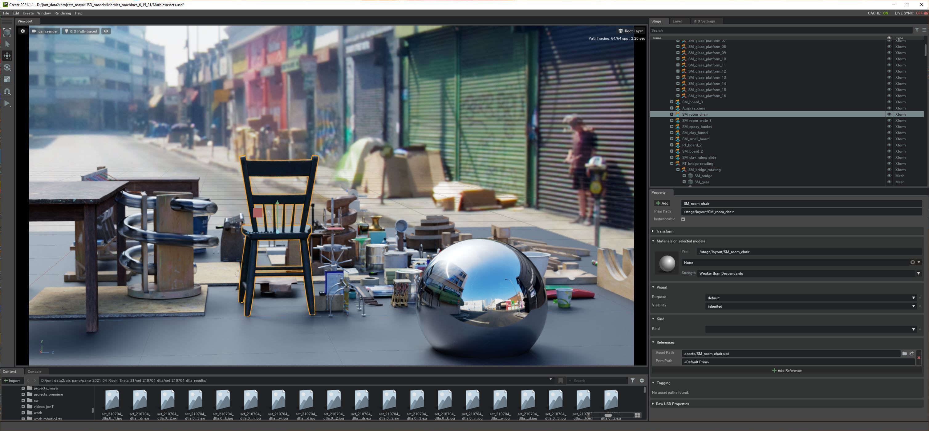 HDR 360 Panorama - DTLA - 71 Pershing Square SW corner 3D model_9