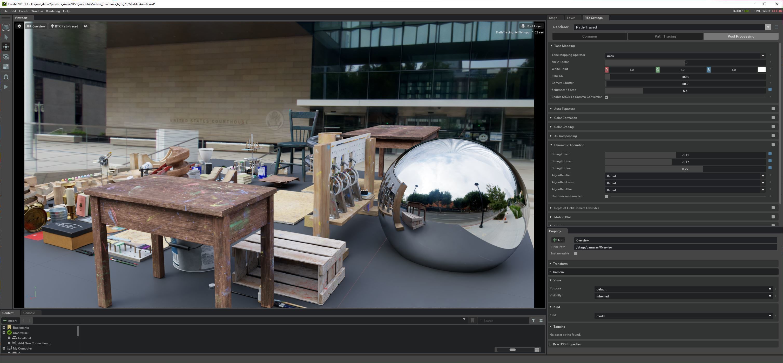 HDR 360 Panorama - DTLA - 71 Pershing Square SW corner 3D model_7