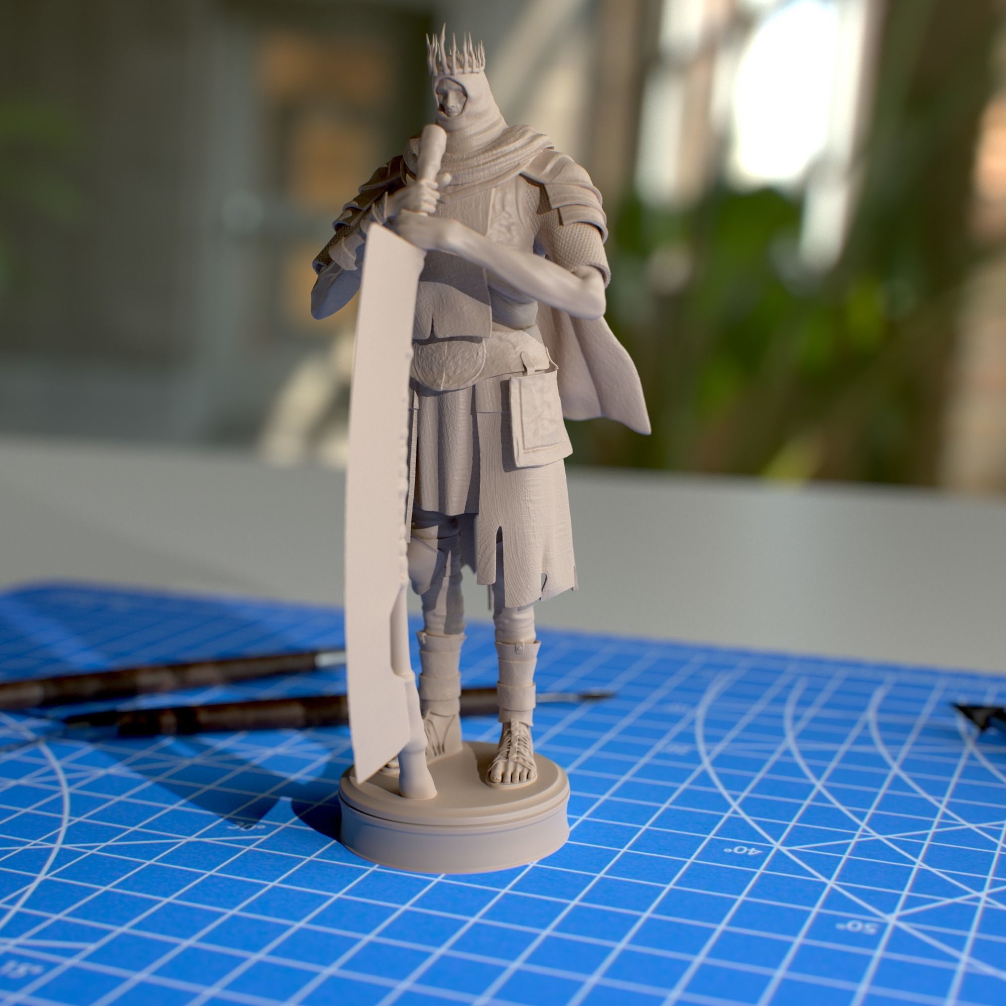 Dark Souls Inspired Chess Set 3D print model_3