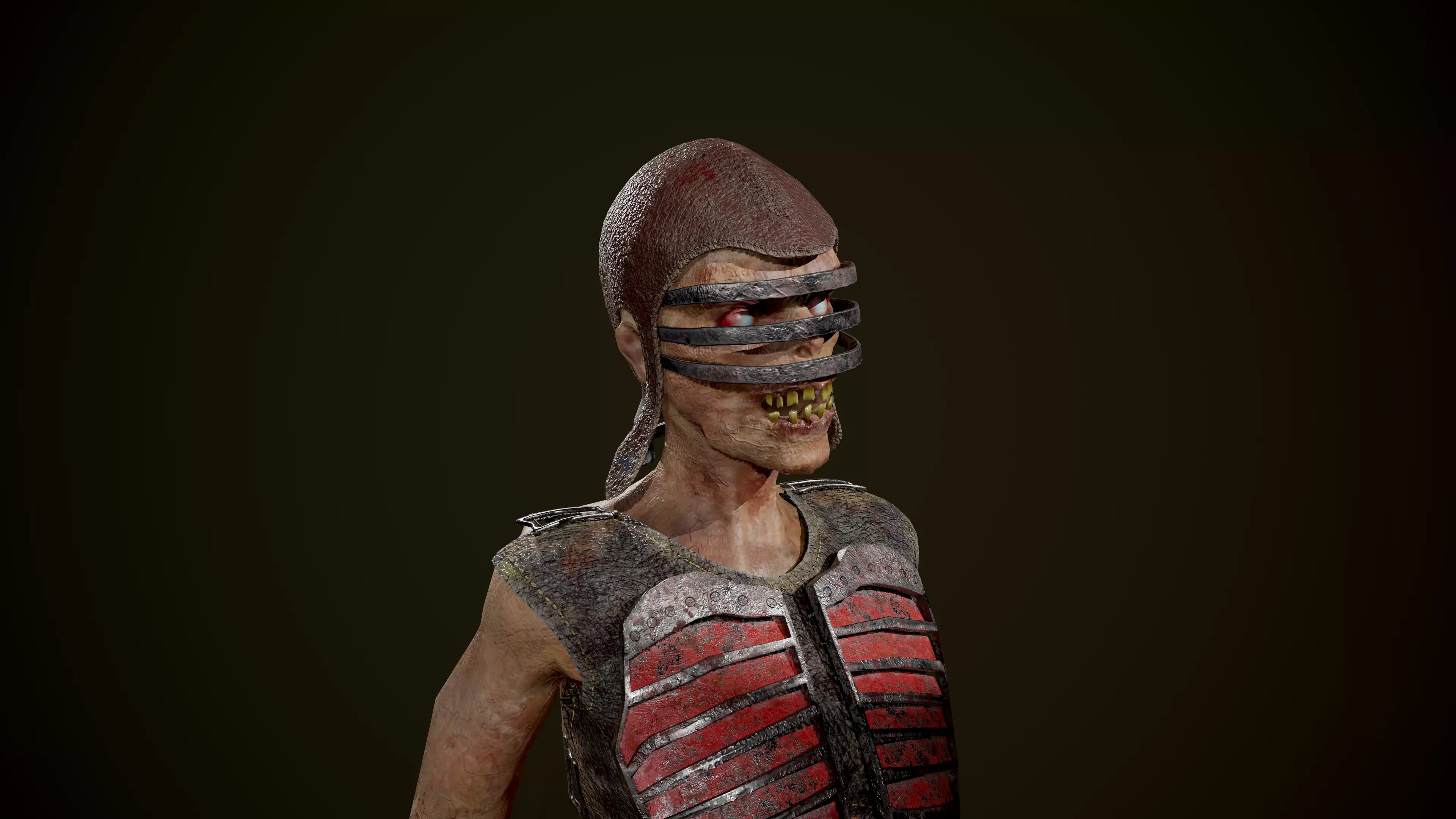 Zombie Drew Low-poly 3D model_0