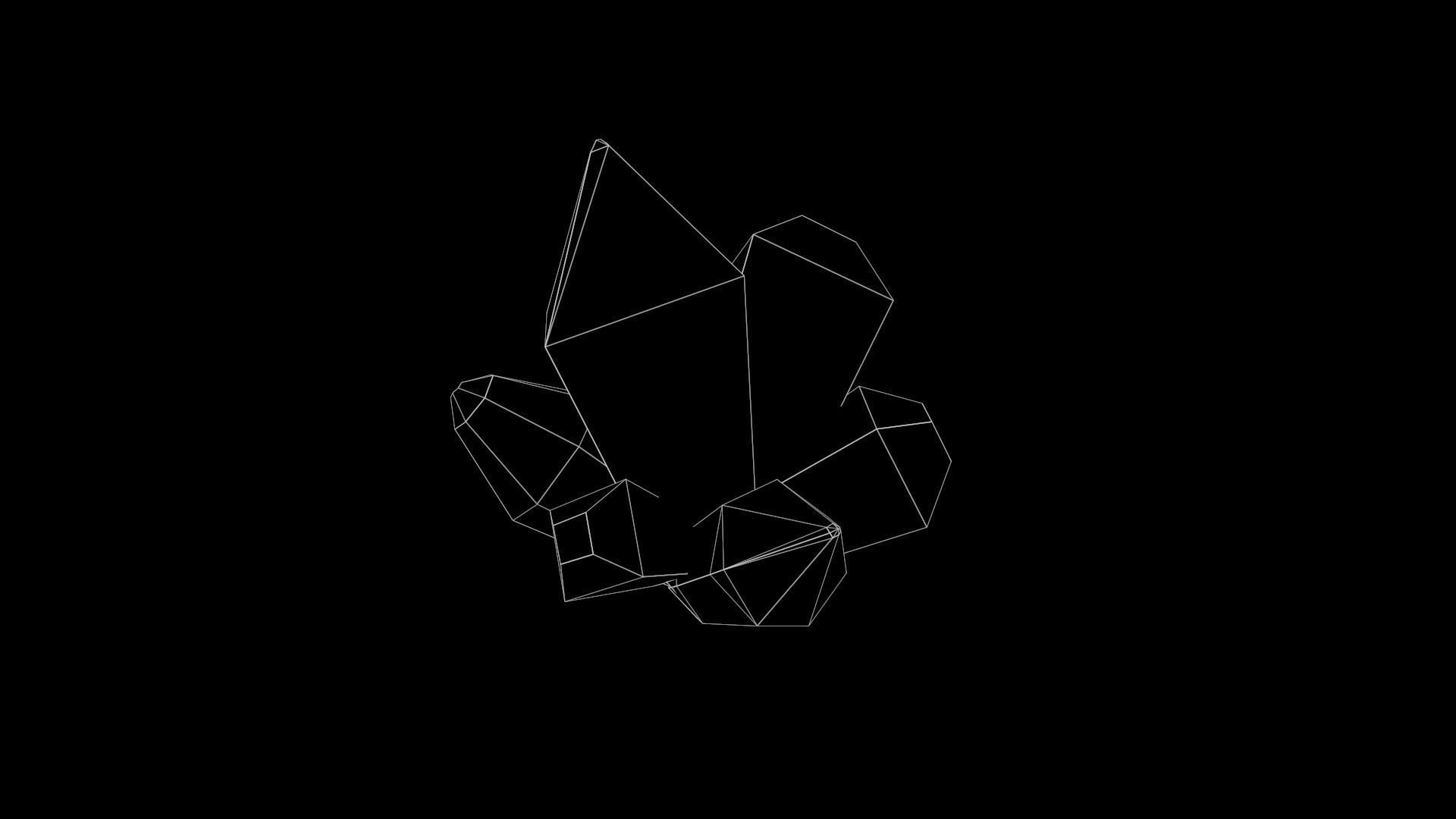 Cristales de farmeo Low-poly 3D model_5