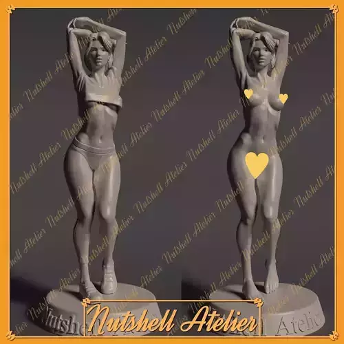 NUTSHELL ATELIER - POSE01 - NSFW 3D print model