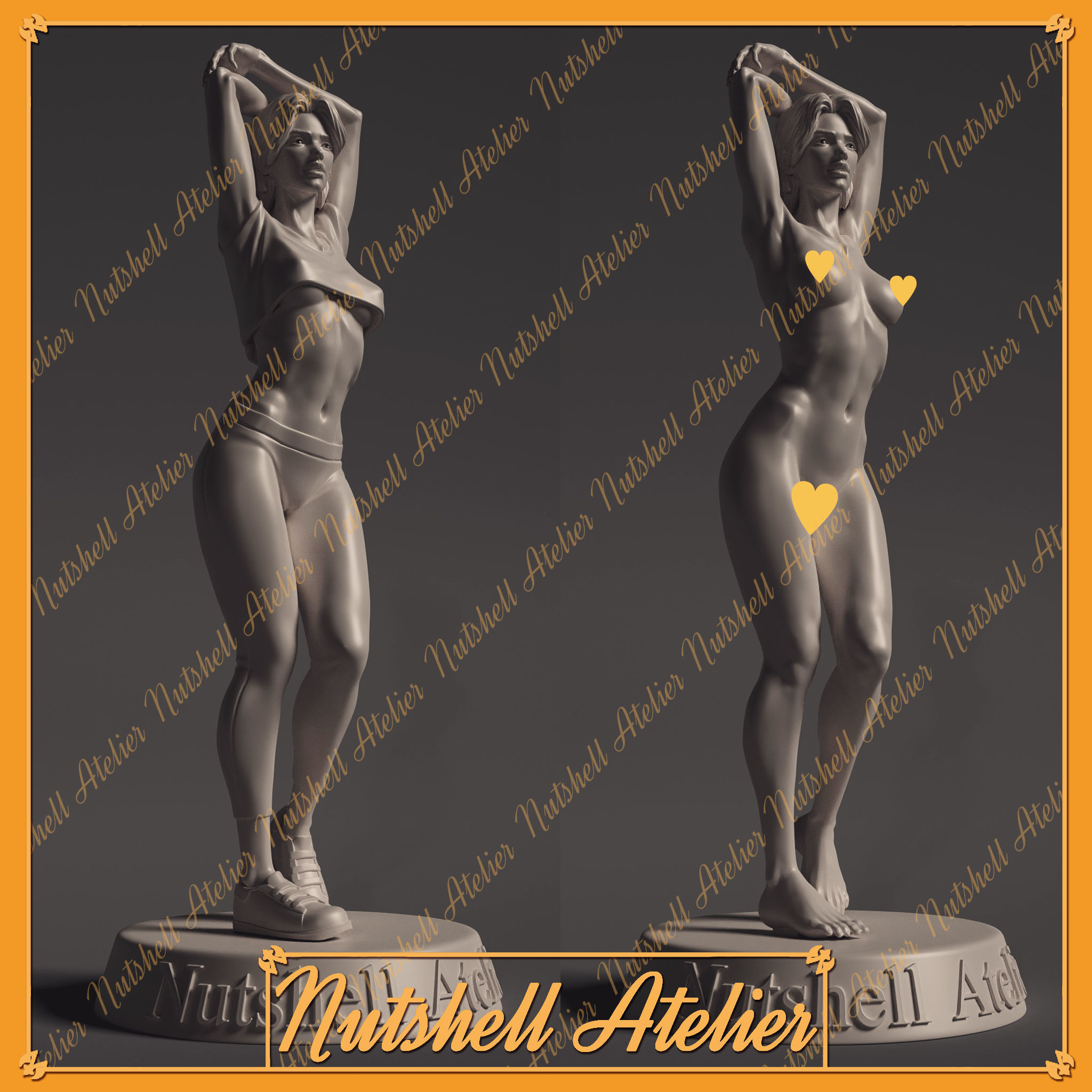 NUTSHELL ATELIER - POSE01 - NSFW 3D print model_1