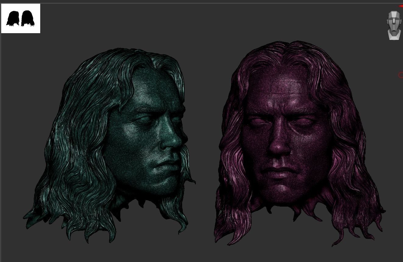 Conan Head - Arnold Schwarzenegger 3D print model_8