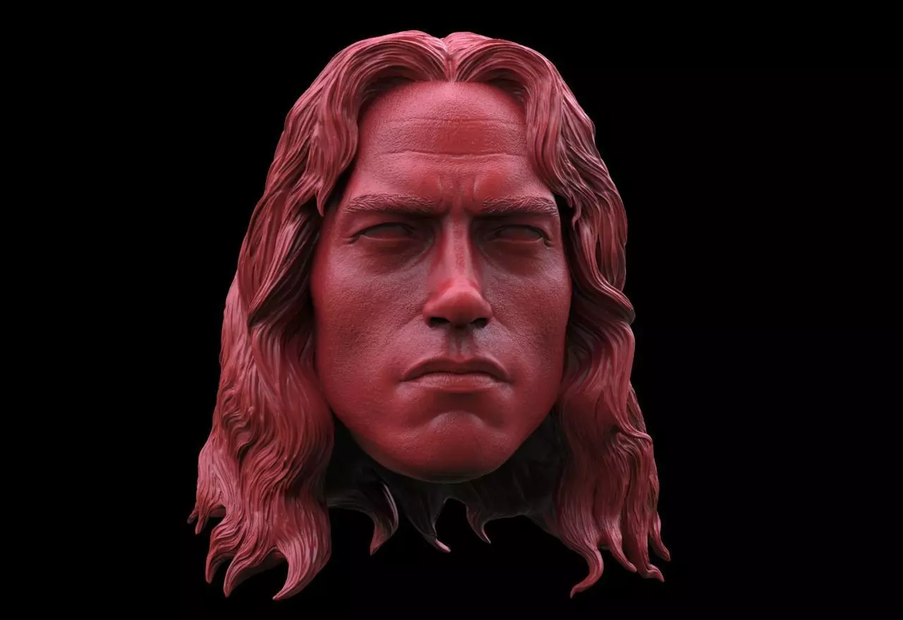 Conan Head - Arnold Schwarzenegger 3D print model_0