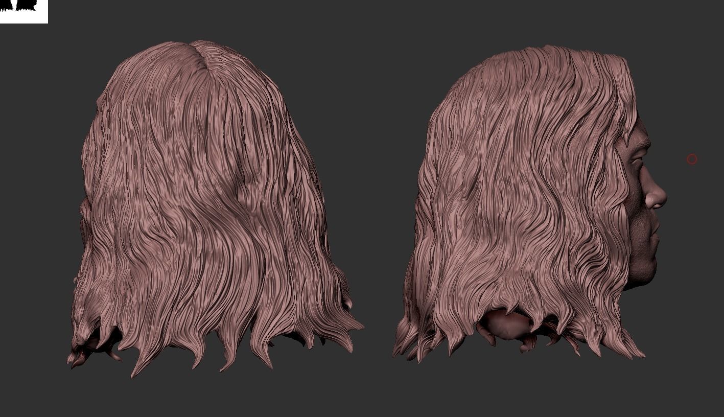 Conan Head - Arnold Schwarzenegger 3D print model_6