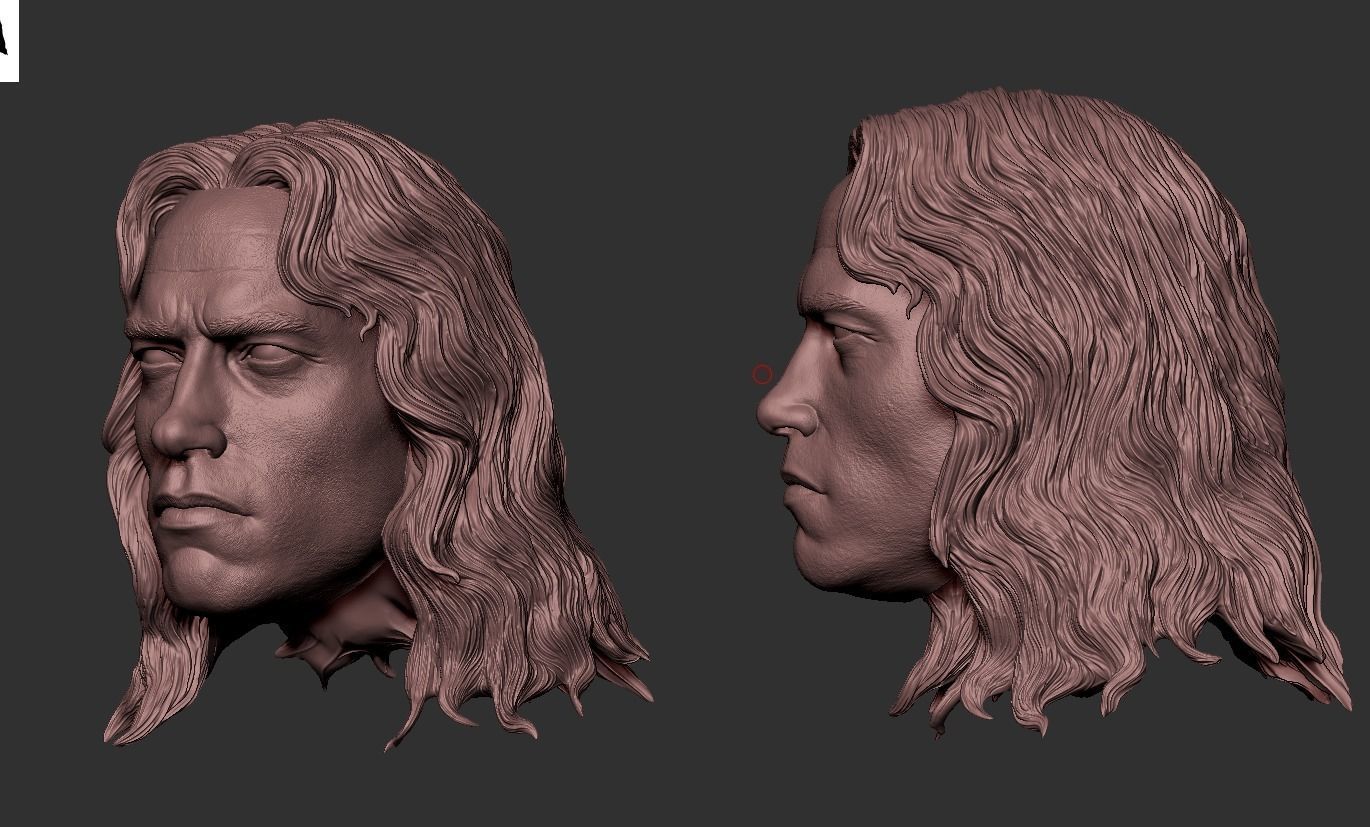 Conan Head - Arnold Schwarzenegger 3D print model_5