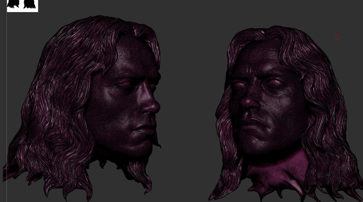 Conan Head - Arnold Schwarzenegger 3D print model_9