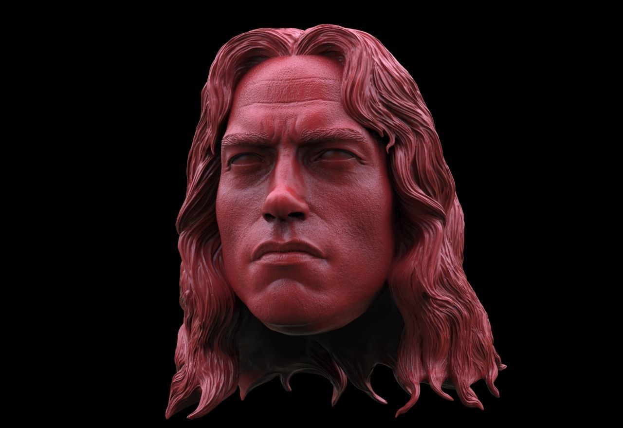 Conan Head - Arnold Schwarzenegger 3D print model_1
