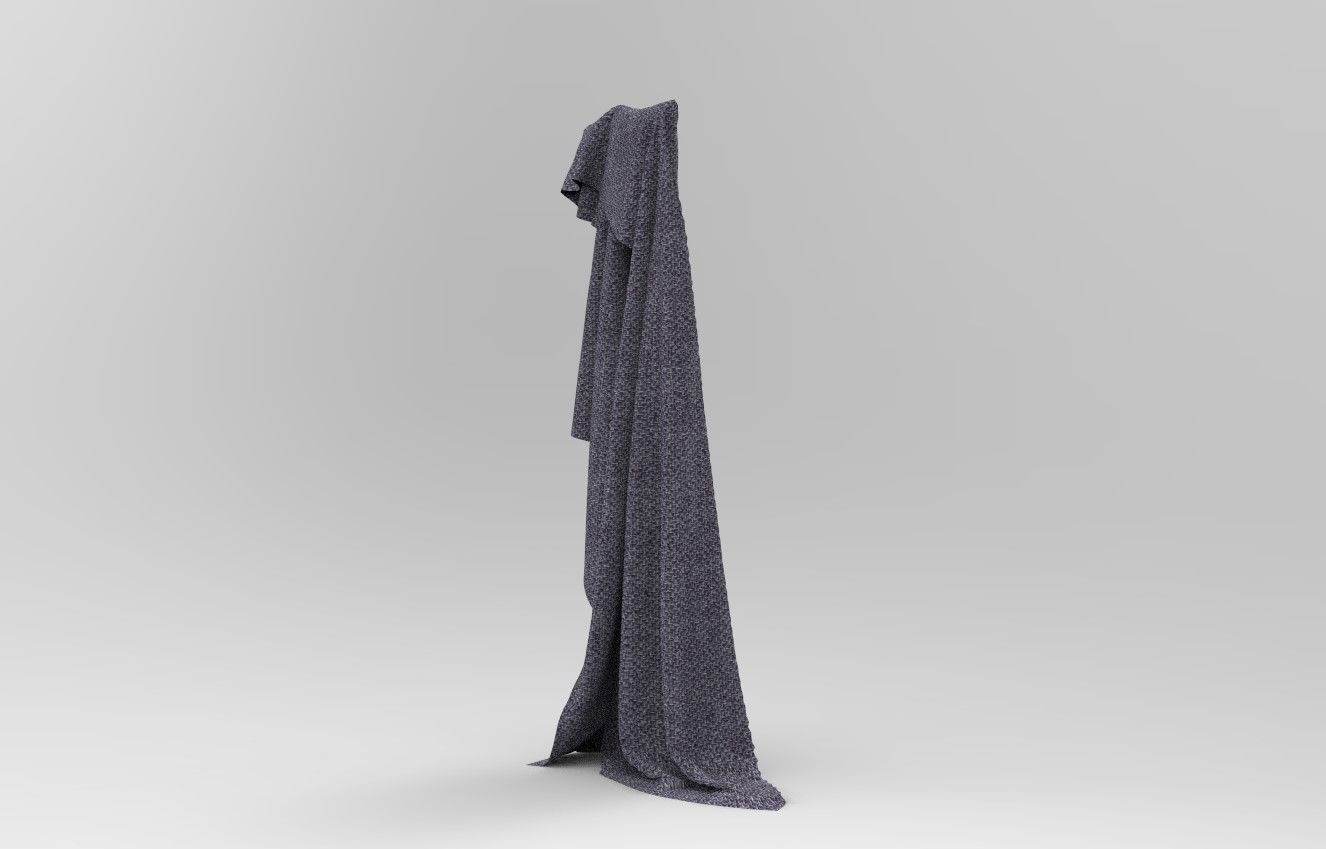 Cloth 606 FBX Low-poly 3D model_4
