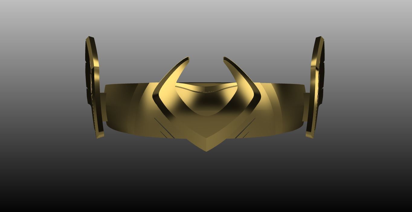 Kid Loki Crown Headpiece Loki Series  3D print model_2