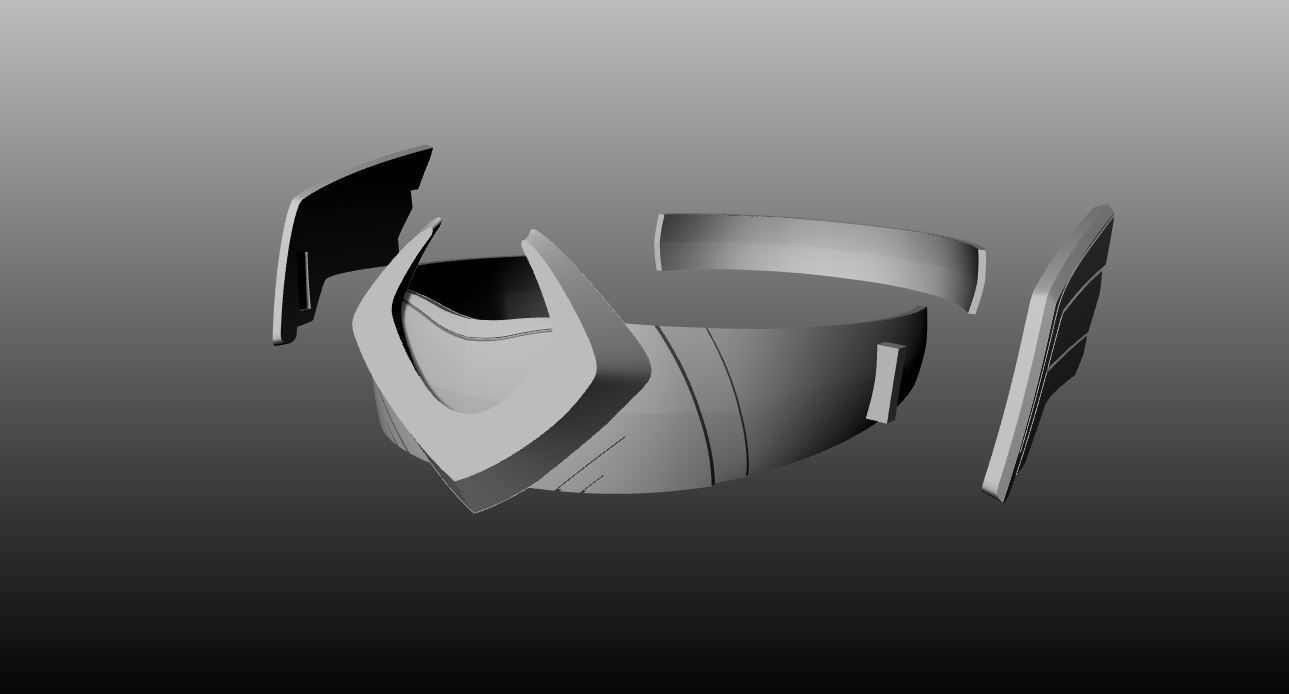 Kid Loki Crown Headpiece Loki Series  3D print model_7