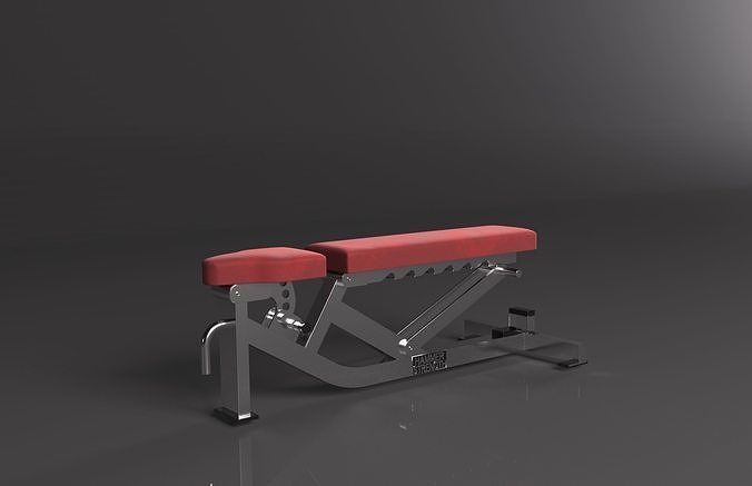 Life Fitness Hammer Strength Multi Adjustable Bench 3D model