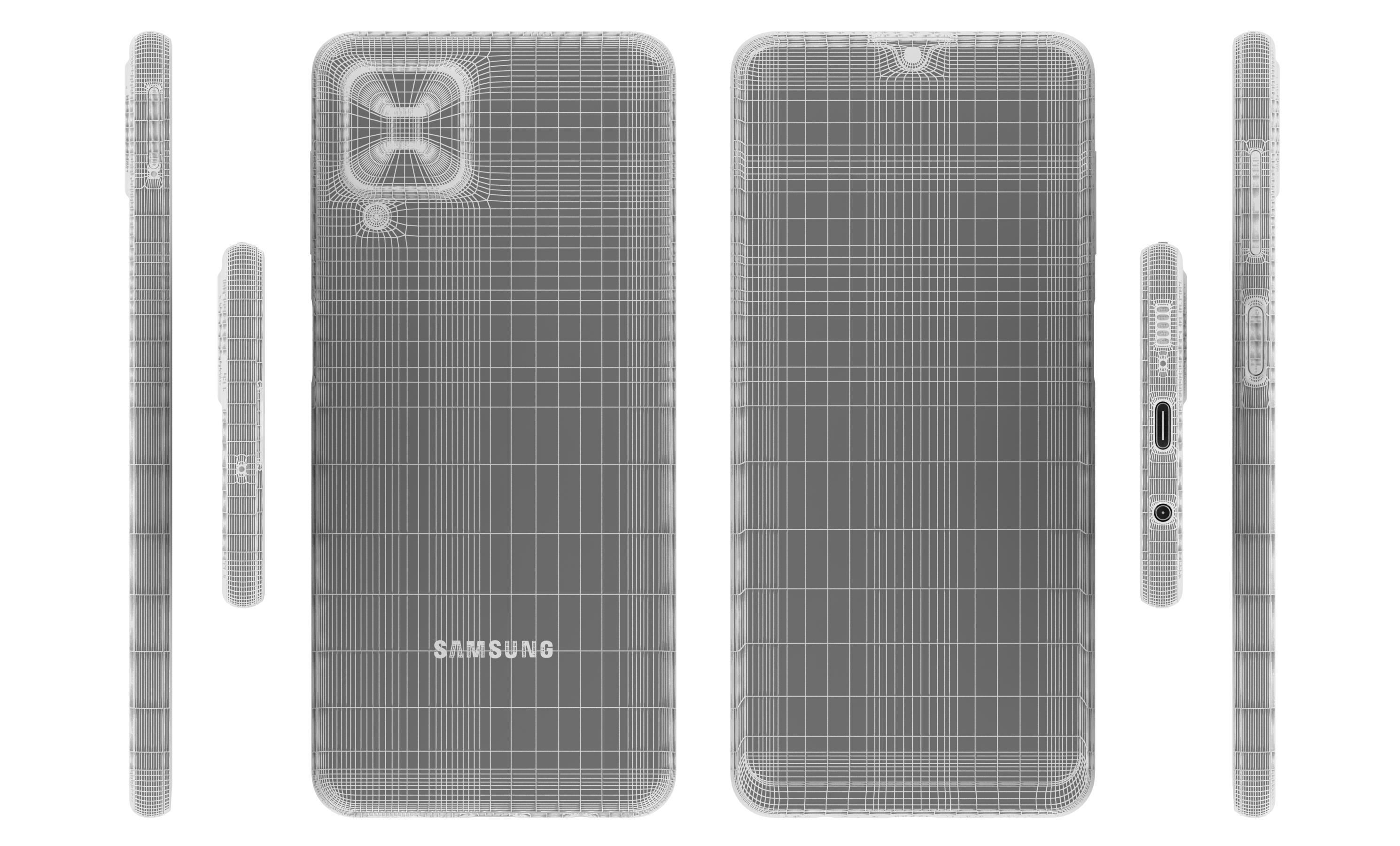 Samsung Galaxy M32 White 3D model_17