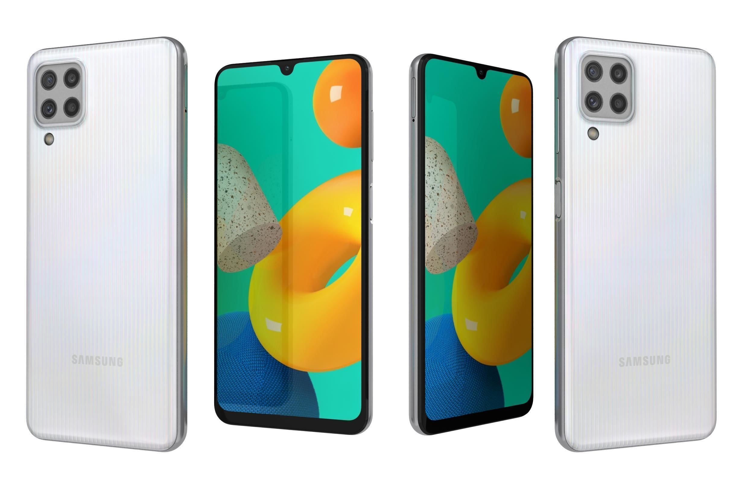 Samsung Galaxy M32 White 3D model_3