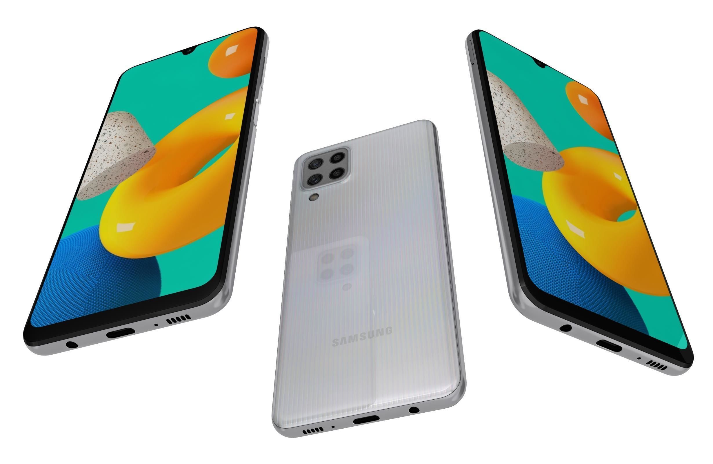 Samsung Galaxy M32 White 3D model_2