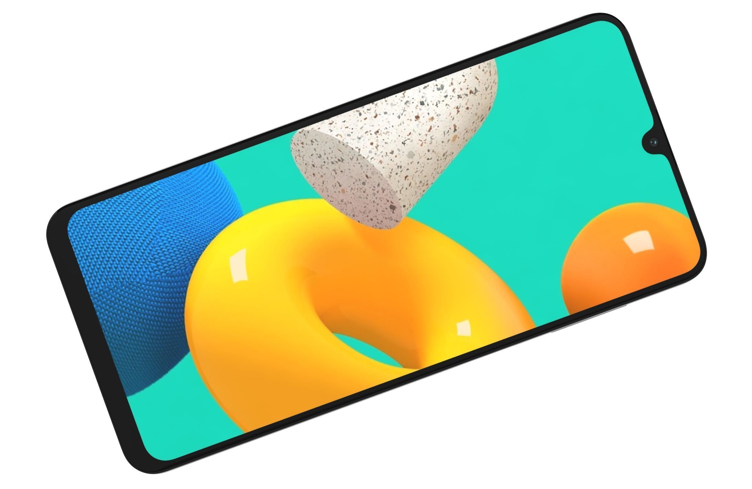 Samsung Galaxy M32 White 3D model_10