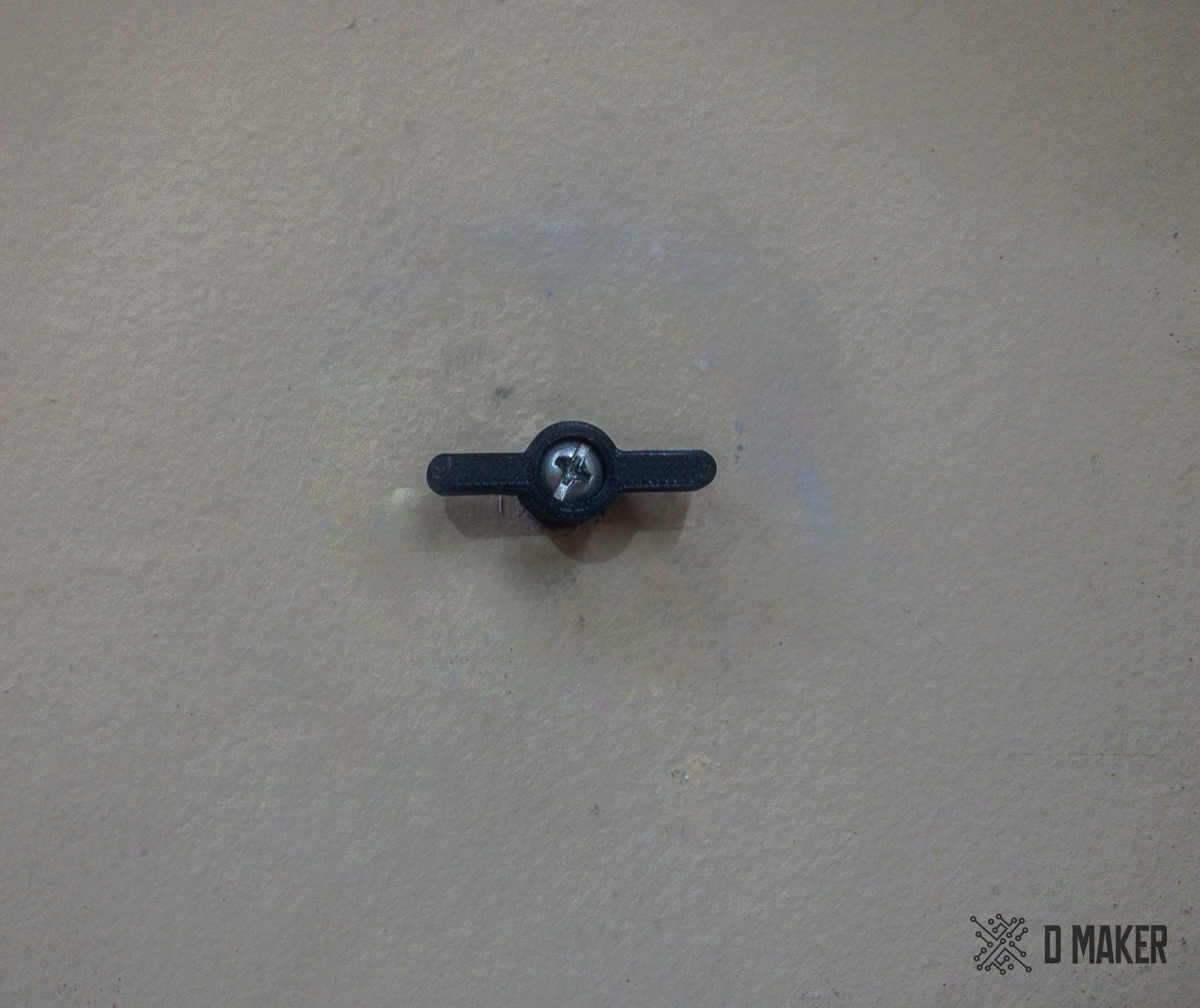 Wall Filament Spool Holder 3D print model_9