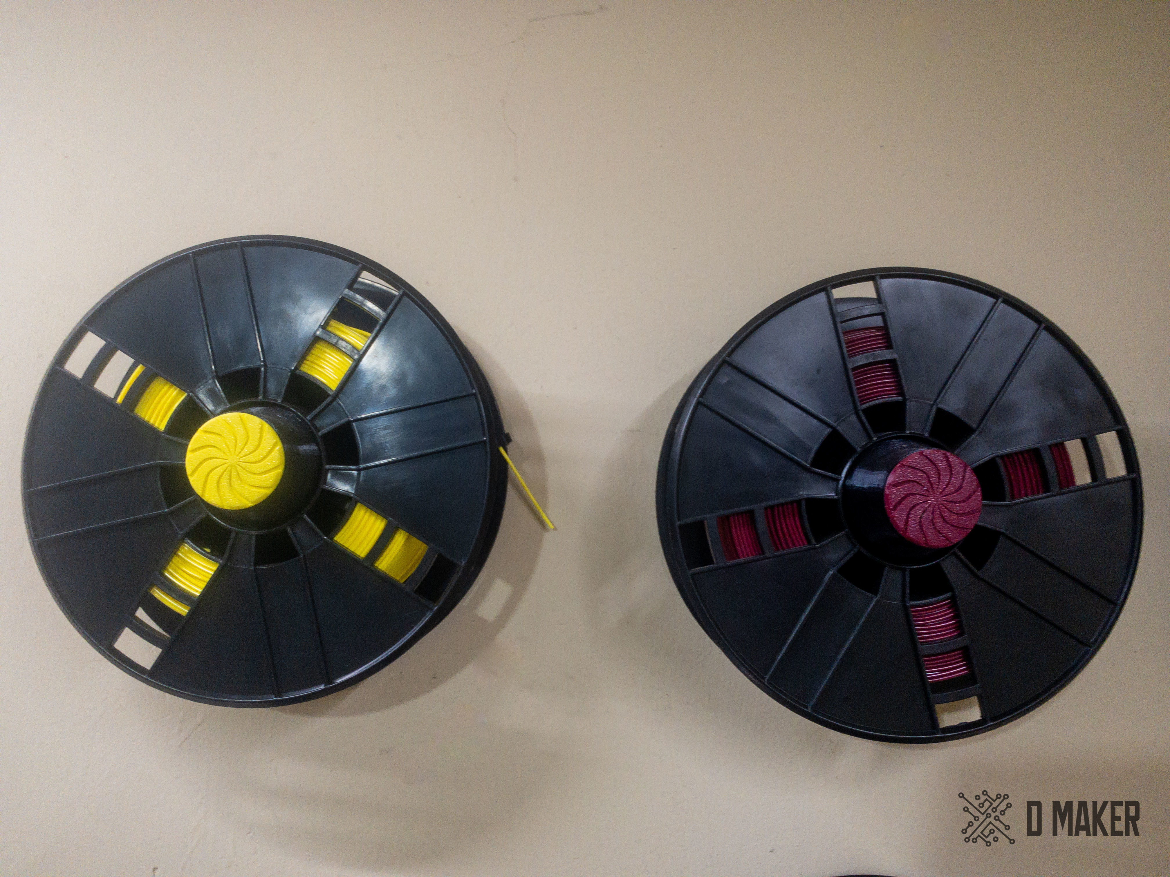 Wall Filament Spool Holder 3D print model_5