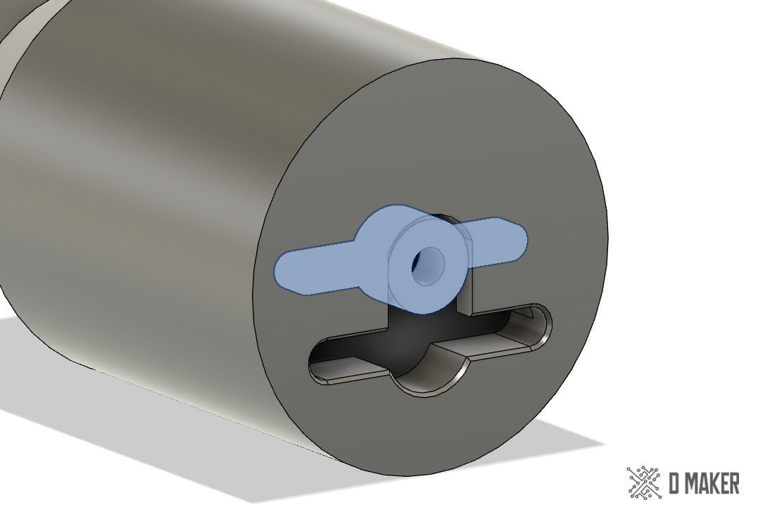 Wall Filament Spool Holder 3D print model_8