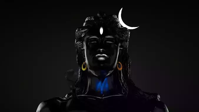 Shiva bust of lord