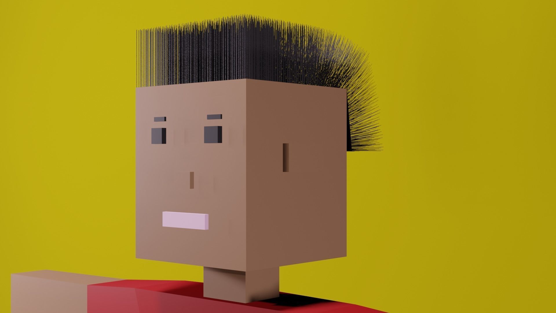 Low poly Boy character Free 3D model_3