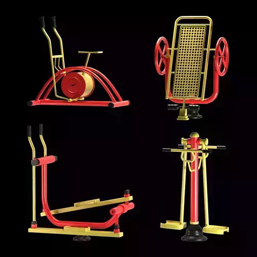 Park Sports Equipment Free low-poly 3D model