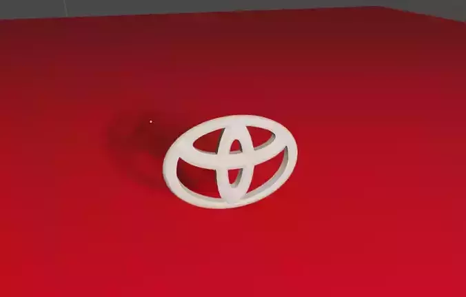 Toyota Logo 3d Model  highpoly