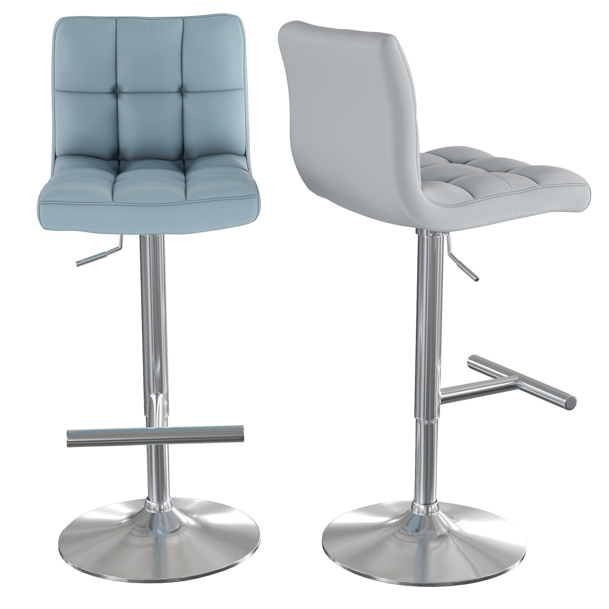 Bar chair SIGNAL C105 3D model_2