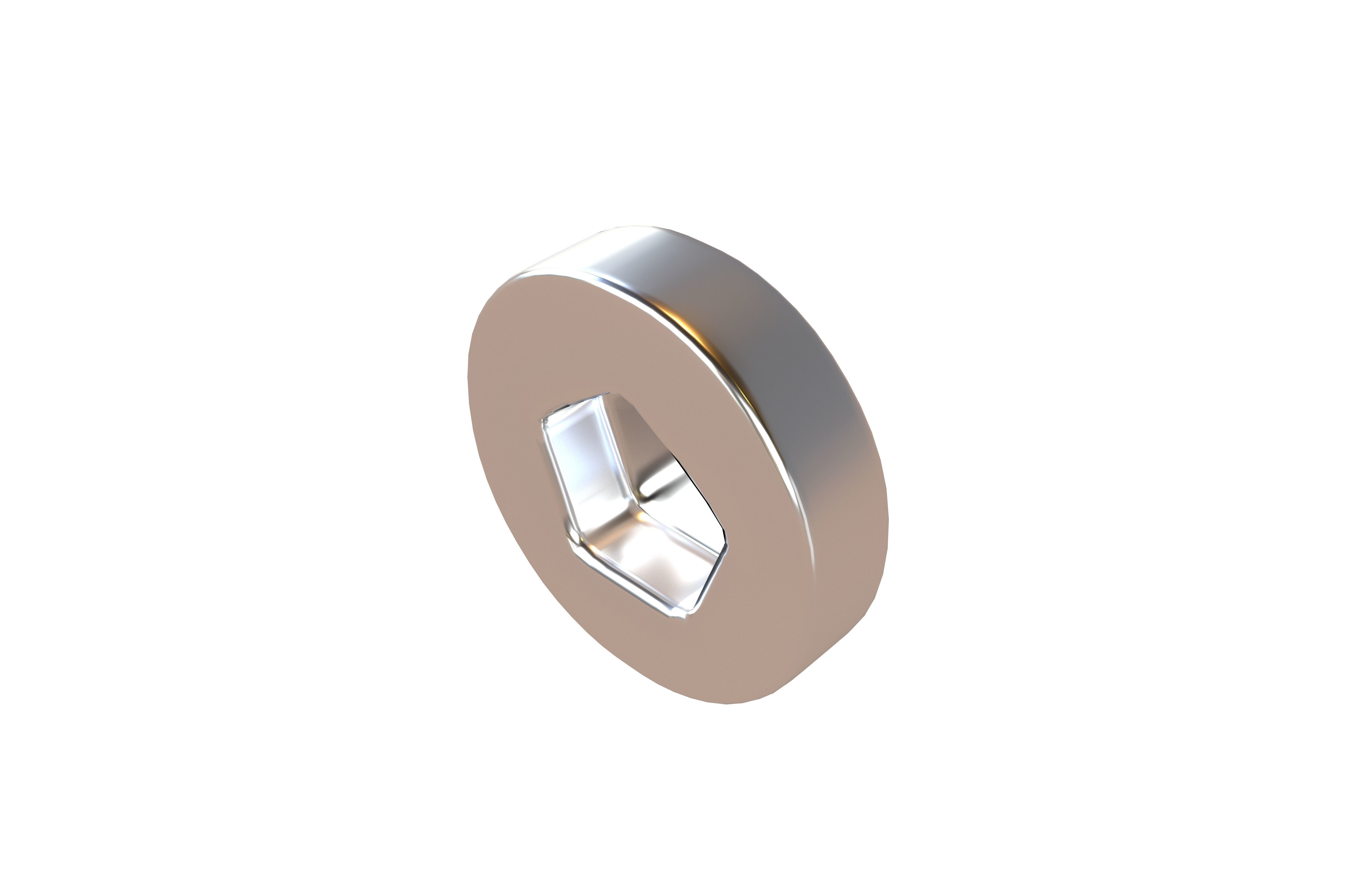 Screw v10 002 Low-poly 3D model_3