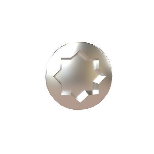 Screw v11 001 Low-poly 3D model