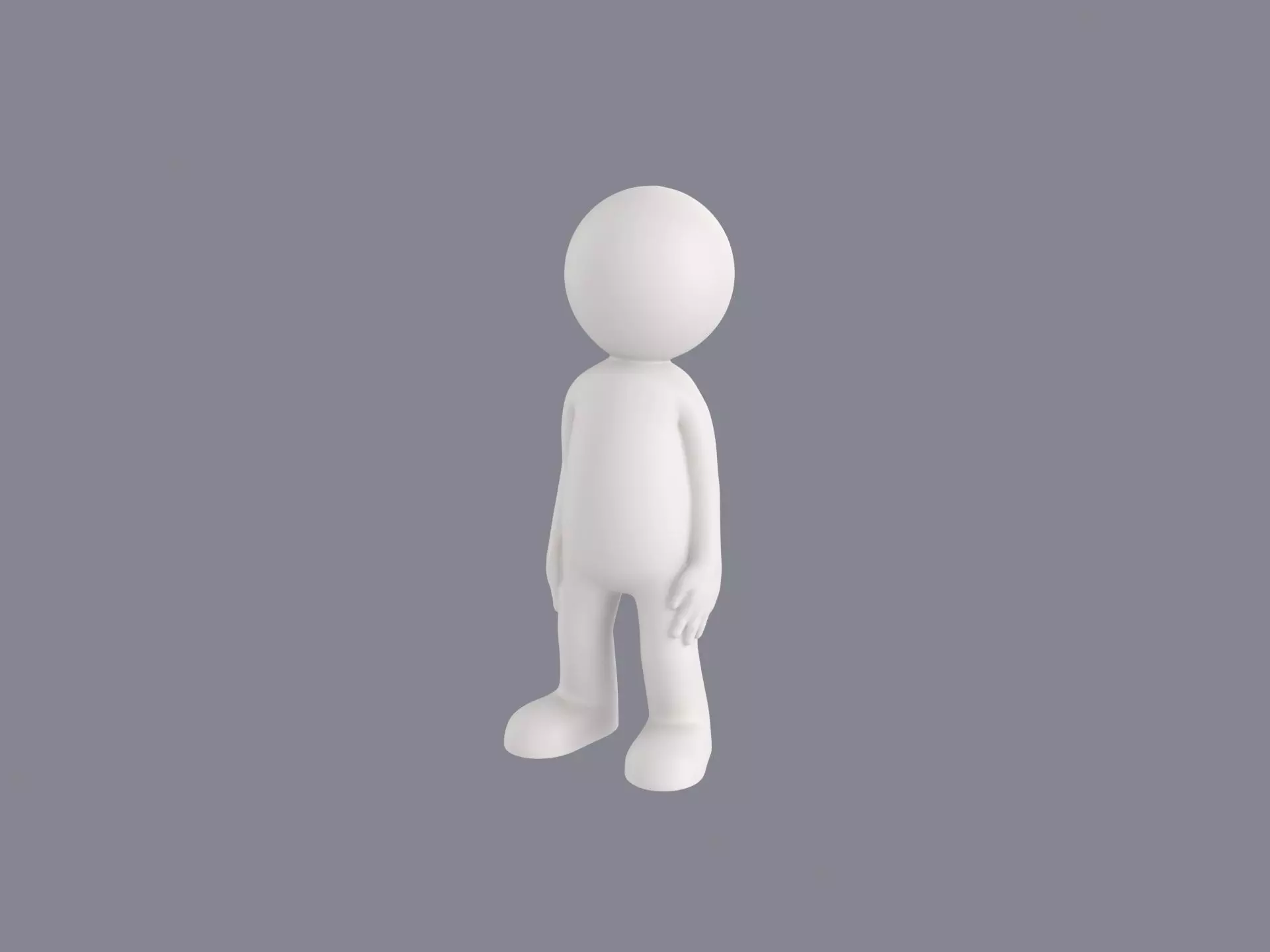 Cartoon Man for 3d Printing 001 3D print model